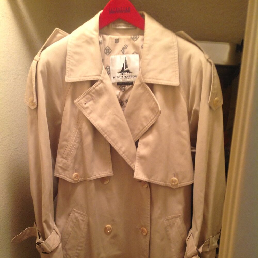 Vintage Misty Harbor Original Trench Coat Size 10 Regular *Read Listing!*